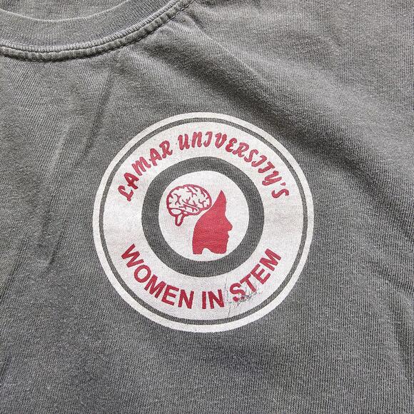 LAMAR UNIVERSITY Women in STEM Comfort Colors T-Shirt MED LUWS - Picture 2 of 7